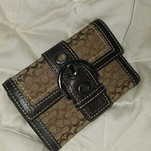 Authentic coach wallet